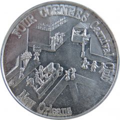 Mardi Gras Token - Four Corners Carnival Club New Orleans, Louisiana