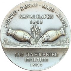 Medal - 150th anniversary of the canal harbour