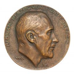 Medal - Duke Albrecht of Württemberg