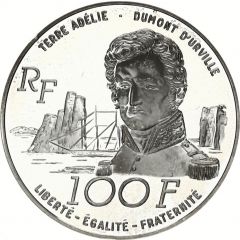 100 Francs Jules Dumont d`Urville