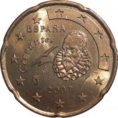 20 Euro Cents 1st type, 2nd map