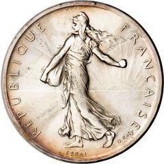5 Francs trial of Louis-Oscar Roty