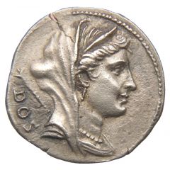 Denarius IMP CAES TRAIAN AVG GER DAC P P REST L RVBRI, Juno and Victory