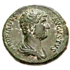 Dupondius or As - Hadrian TRANQVILLITAS AVG COS III P P S C, Tranquillitas