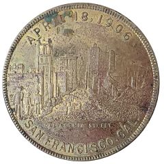 Token - San Francisco Earthquake and Fire Souvenir