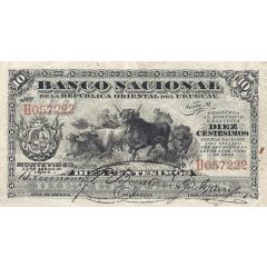10 Centésimos Banco Nacional
