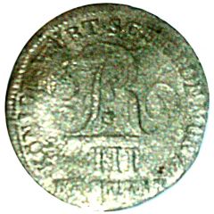 3 Kreuzers - Frederick I