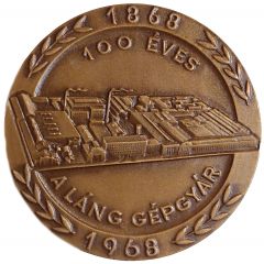 Medal - 100 Éves a Láng gépgyár