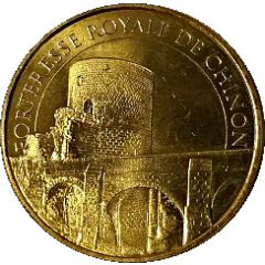 Monnaie de Paris Tourist Token - Forteresse Royale de Chinon La tour du Coudray