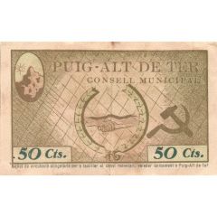 50 Céntimos Puig-Alt de Ter