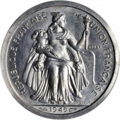 1 Franc Piedfort with essai