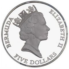 5 Dollars - Elizabeth II Bermudian Parliament