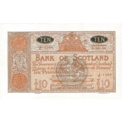 10 Pounds Bank of Scotland