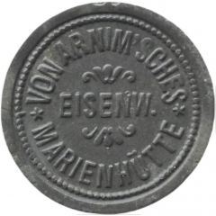 5 Pfennig - Grossauheim von Arnim`sches Eisenw. Marienhütte