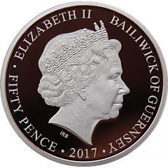 50 Pence - Elizabeth II Sapphire Jubilee