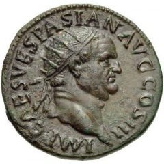 Dupondius - Vespasian ROMA S C, Roma