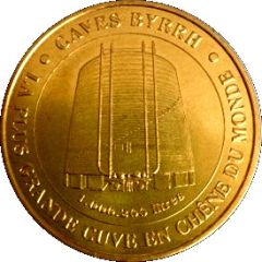 Monnaie de Paris Tourist Token - Caves Byrrh La plus grande cuve en chêne du monde