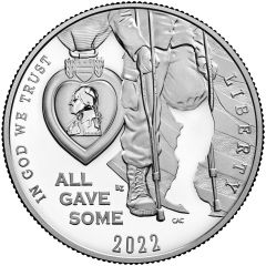 1/2 Dollar National Purple Heart Hall of Honor