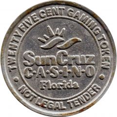 25 Cent Gaming Token - SunCruz Casino