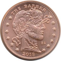 1 Ounce Copper 2 Zombucks - The Barber