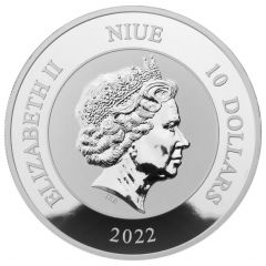 10 Dollars - Elizabeth II Kua Fu Chasing the Sun
