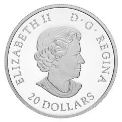 20 Dollars - Elizabeth II Lucky Four Leaf Clover