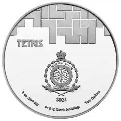 2 Dollars - Elizabeth II Tetris
