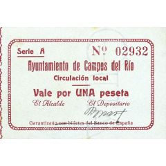 1 Peseta Campos del Río
