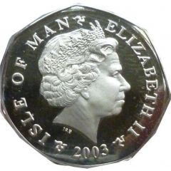 50 Pence - Elizabeth II Christmas, Colourised