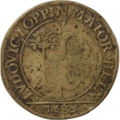 Jeton - Maire de Beaune - Louis Lopin