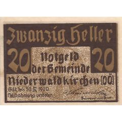 20 Heller Niederwaldkirchen