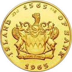 Medal - Island of Sark Fourth Centenary, Gold, 7.5g