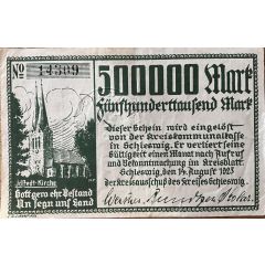 500 000 Mark Kreis Schleswig