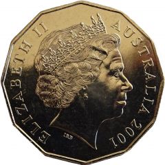 50 Cents - Elizabeth II 4th Portrait - Federation - Northern Territory