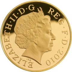 5 Pounds - Elizabeth II Restoration of the Monarchy, Gold Proof