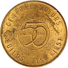 Token - General Motors 50 Million Cars