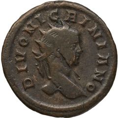 Antoninianus - Nigrinian Posthumous, CONSECRATIO