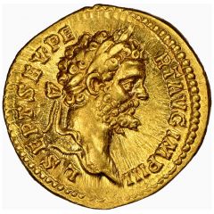 Aureus - Septimius Severus VICT AVG TR P II COS II, Victory