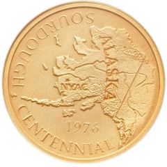Medal - Sourdough Mine Centennial Nyac, Alaska