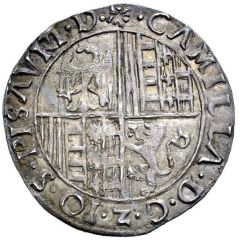 Grosso - Camille of Aragon and Giovanni Sforza Mule