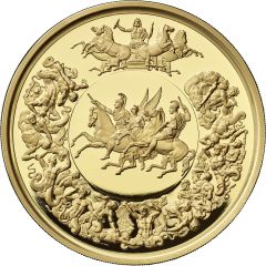 2000 Pounds - Charles III The Waterloo Medal - Victory; Gold Proof
