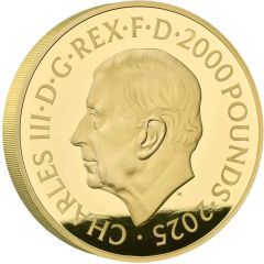 2000 Pounds - Charles III The Waterloo Medal - Victory, Gold Proof