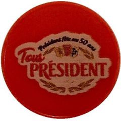 Jeton de chariot - Tous Président