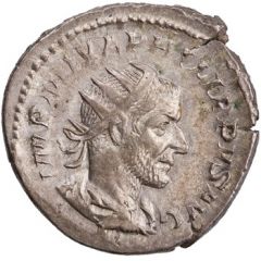 Antoninianus - Philippus I VICTORIA AVGG, Virtus