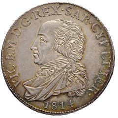 1/2 Scudo - Victor Emmanuel I