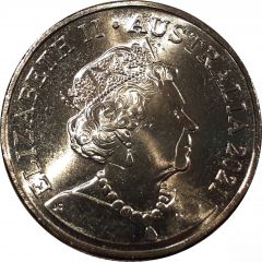 1 Dollar - Elizabeth II 6th Portrait - Wiggles 30 Years - 1991 Crew