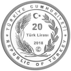 20 Lira 100th Anniversary Memorandum of Establishment of Azerbaijan People`s Republic