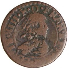 Double Tournois - Louis XIII Bordeaux mint, 8th type