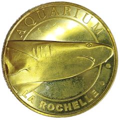 Tourist token - Monnaie de Paris - La Rochelle - Aquarium the shark