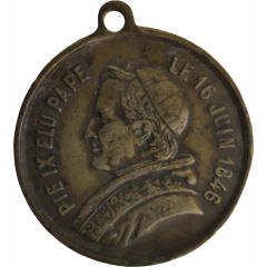 Medal - Piux IX Death of the Pope